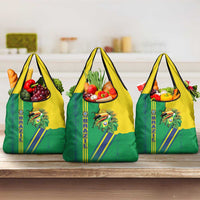 Brazil Flag Emblem Grocery Bag Toco Toucan In My Heart