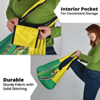 Brazil Flag Emblem Grocery Bag Toco Toucan In My Heart