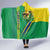 Brazil Flag Emblem Hooded Blanket Toco Toucan In My Heart