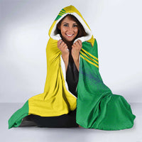 Brazil Flag Emblem Hooded Blanket Toco Toucan In My Heart