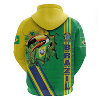 Brazil Flag Emblem Hoodie Toco Toucan In My Heart