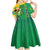 Brazil Flag Emblem Kid Short Sleeve Dress Toco Toucan In My Heart