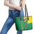 Brazil Flag Emblem Leather Tote Bag Toco Toucan In My Heart