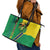 Brazil Flag Emblem Leather Tote Bag Toco Toucan In My Heart