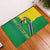 Brazil Flag Emblem Rubber Doormat Toco Toucan In My Heart