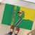 Brazil Flag Emblem Rubber Doormat Toco Toucan In My Heart