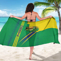 Brazil Flag Emblem Sarong Toco Toucan In My Heart
