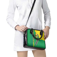 Brazil Flag Emblem Shoulder Handbag Toco Toucan In My Heart