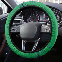 Brazil Flag Emblem Steering Wheel Cover Toco Toucan In My Heart