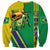 Brazil Flag Emblem Sweatshirt Toco Toucan In My Heart