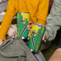 Brazil Flag Emblem Tumbler Cup Toco Toucan In My Heart