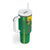 Brazil Flag Emblem Tumbler With Handle Toco Toucan In My Heart