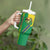 Brazil Flag Emblem Tumbler With Handle Toco Toucan In My Heart