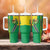 Brazil Flag Emblem Tumbler With Handle Toco Toucan In My Heart