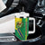 Brazil Flag Emblem Tumbler With Handle Toco Toucan In My Heart