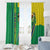 Brazil Flag Emblem Window Curtain Toco Toucan In My Heart