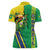 Brazil Flag Emblem Women Polo Shirt Toco Toucan In My Heart