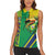 Brazil Flag Emblem Women Sleeveless Polo Shirt Toco Toucan In My Heart