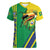 Brazil Flag Emblem Women V-Neck T-Shirt Toco Toucan In My Heart