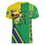 Brazil Flag Emblem Women V-Neck T-Shirt Toco Toucan In My Heart