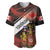 Canada Flag Coat of Arms Baseball Jersey Light Wave Abstract Style