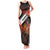 Canada Flag Coat of Arms Family Matching Tank Maxi Dress and Hawaiian Shirt Light Wave Abstract Style