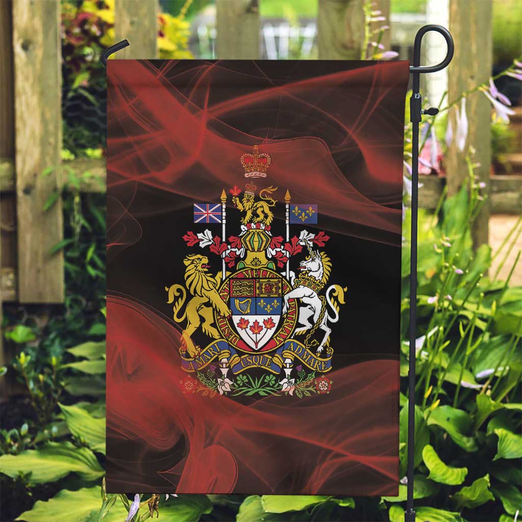 Canada Flag Coat of Arms Garden Flag Light Wave Abstract Style