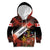 Canada Flag Coat of Arms Kid Hoodie Light Wave Abstract Style
