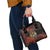 Canada Flag Coat of Arms Shoulder Handbag Light Wave Abstract Style