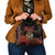 Canada Flag Coat of Arms Shoulder Handbag Light Wave Abstract Style