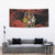 Canada Flag Coat of Arms Tapestry Light Wave Abstract Style
