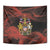 Canada Flag Coat of Arms Tapestry Light Wave Abstract Style