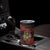 Canada Flag Coat of Arms Tumbler Cup Light Wave Abstract Style