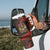 Canada Flag Coat of Arms Tumbler With Handle Light Wave Abstract Style