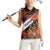Canada Flag Coat of Arms Women Sleeveless Polo Shirt Light Wave Abstract Style