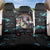 Christmas Dinosaur Unicorn Back Car Seat Cover Ride Hard or Go Home - Wonder Print Shop