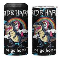 Christmas Dinosaur Unicorn 4 in 1 Can Cooler Tumbler Ride Hard or Go Home - Wonder Print Shop