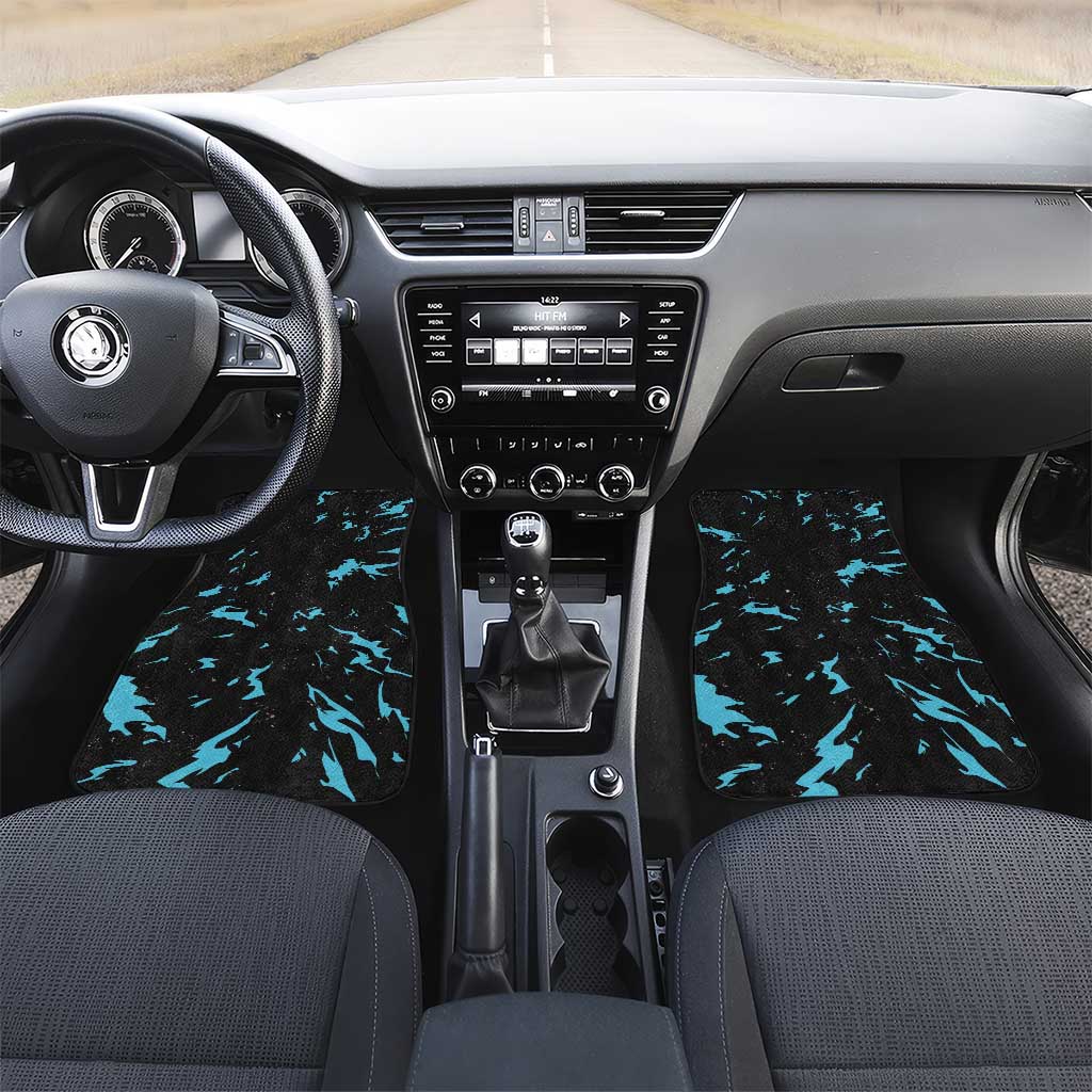 Christmas Dinosaur Unicorn Car Mats Ride Hard or Go Home - Wonder Print Shop
