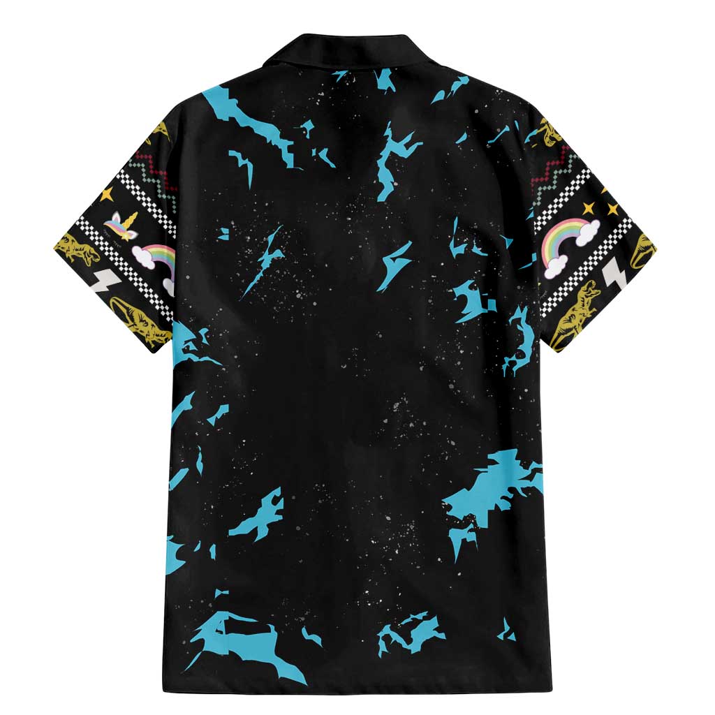 Christmas Dinosaur Unicorn Family Matching Mermaid Dress and Hawaiian Shirt Ride Hard or Go Home - Wonder Print Shop