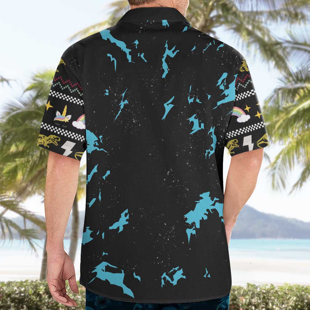 Christmas Dinosaur Unicorn Hawaiian Shirt Ride Hard or Go Home - Wonder Print Shop