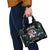 Christmas Dinosaur Unicorn Shoulder Handbag Ride Hard or Go Home