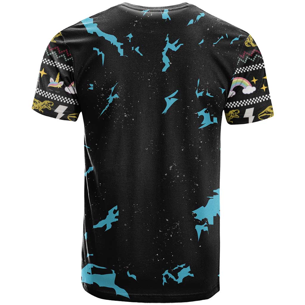 Christmas Dinosaur Unicorn T Shirt Ride Hard or Go Home - Wonder Print Shop