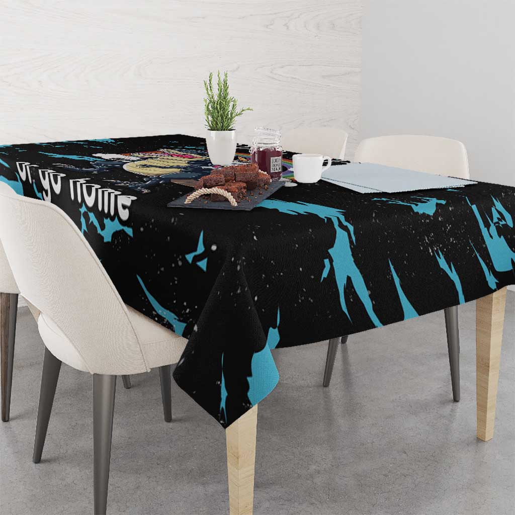 Christmas Dinosaur Unicorn Tablecloth Ride Hard or Go Home - Wonder Print Shop