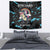 Christmas Dinosaur Unicorn Tapestry Ride Hard or Go Home - Wonder Print Shop