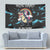 Christmas Dinosaur Unicorn Tapestry Ride Hard or Go Home - Wonder Print Shop