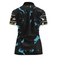 Christmas Dinosaur Unicorn Women Polo Shirt Ride Hard or Go Home - Wonder Print Shop