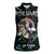Christmas Dinosaur Unicorn Women Sleeveless Polo Shirt Ride Hard or Go Home - Wonder Print Shop