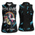 Christmas Dinosaur Unicorn Women Sleeveless Polo Shirt Ride Hard or Go Home - Wonder Print Shop