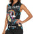 Christmas Dinosaur Unicorn Women Sleeveless Polo Shirt Ride Hard or Go Home - Wonder Print Shop