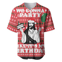 Christian Party Baseball Jersey God Christmas It's My Birthday - Wonder Print Shop